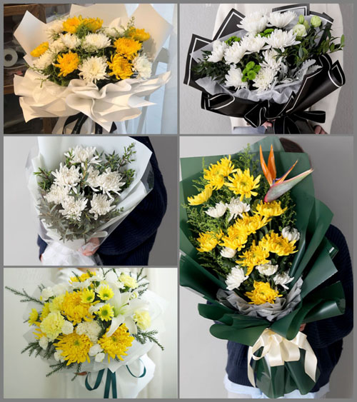 广东梅州市丰顺县黄金镇清溪村白事花束代送